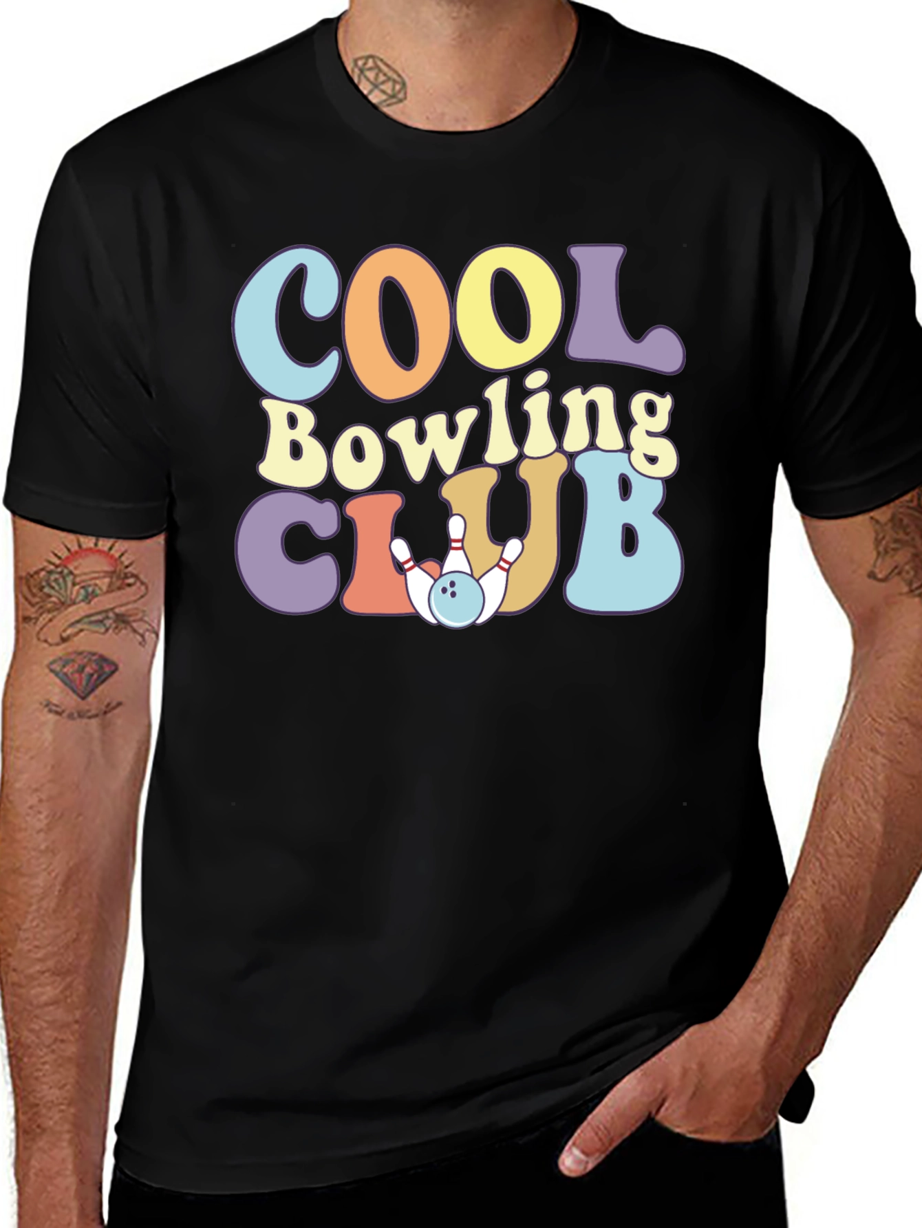 Cool Bowling Club Graphic Tee