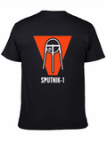 Sputnik-1 Retro T-Shirt - Space Race Era Design