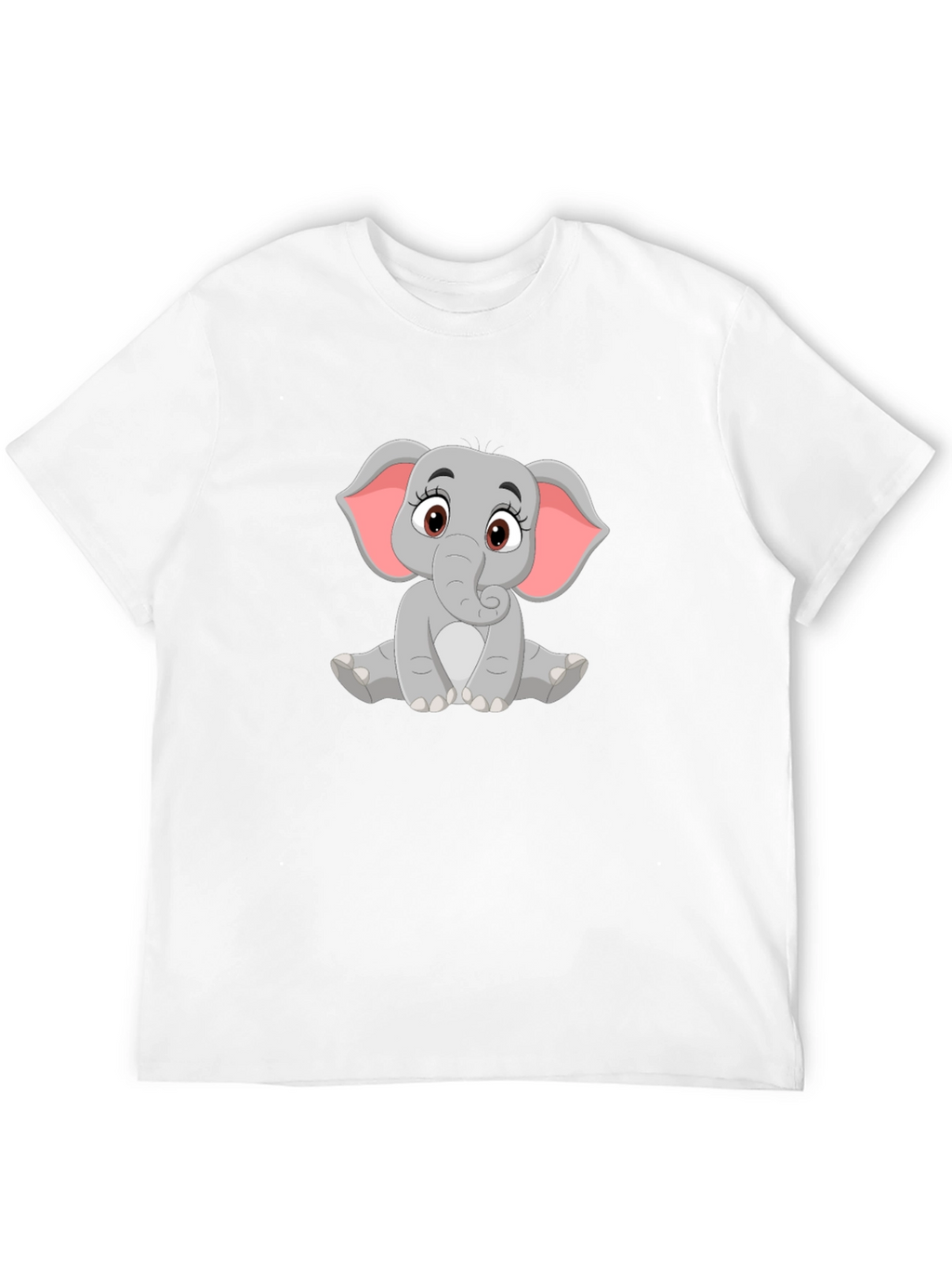 Cute Elephant Graphic T-Shirt