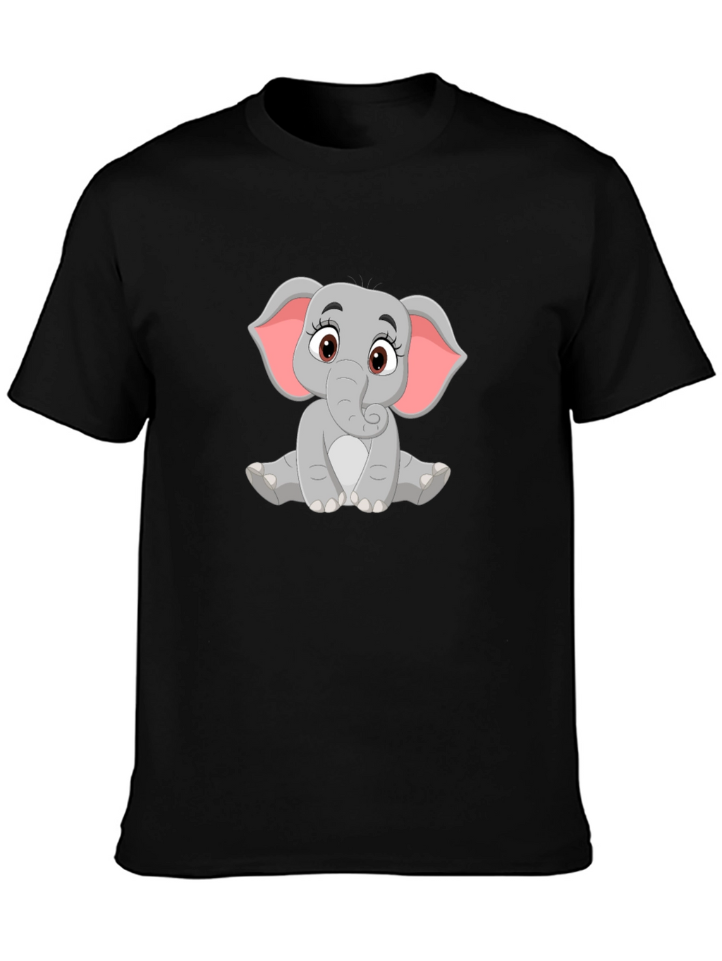 Cute Elephant Graphic T-Shirt