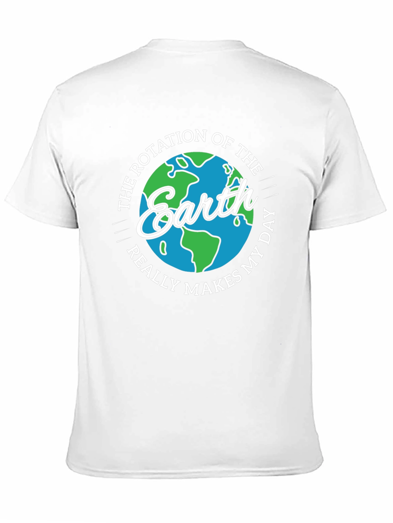 Earth Rotation Graphic Novelty T-Shirt