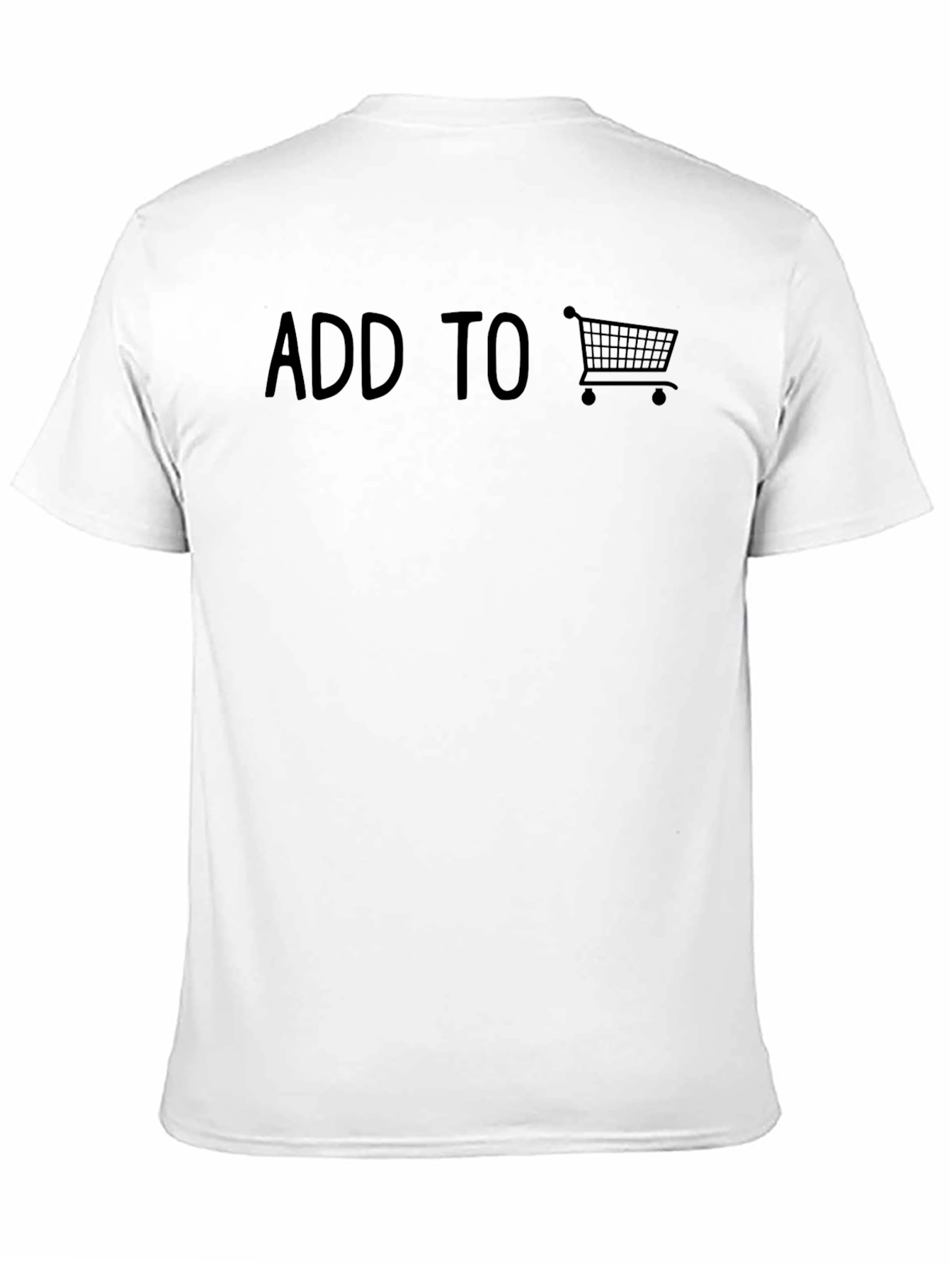 Add To Cart Black Graphic Tee