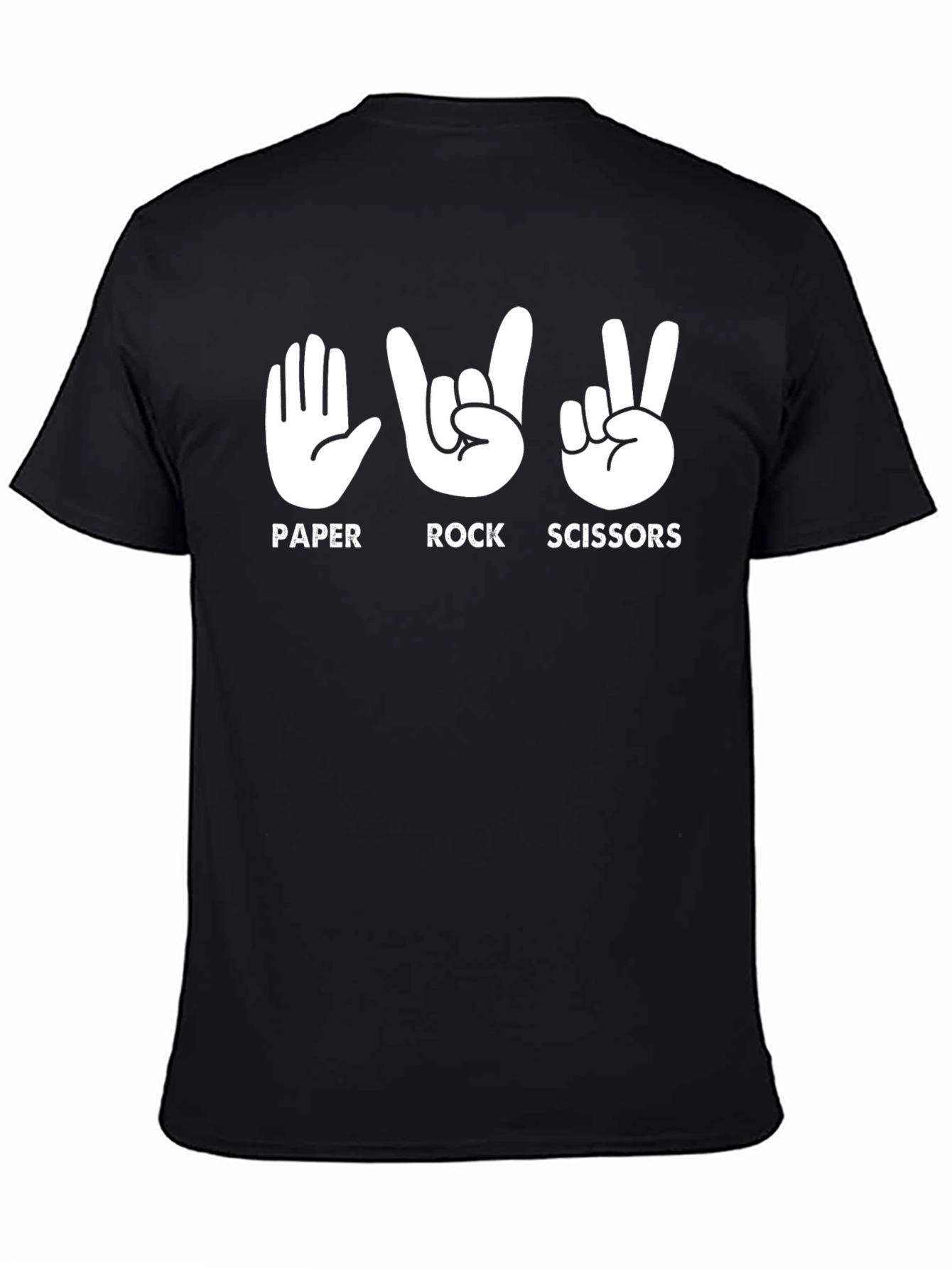 Rock Paper Scissors Graphic Tee - Classic Game T-Shirt