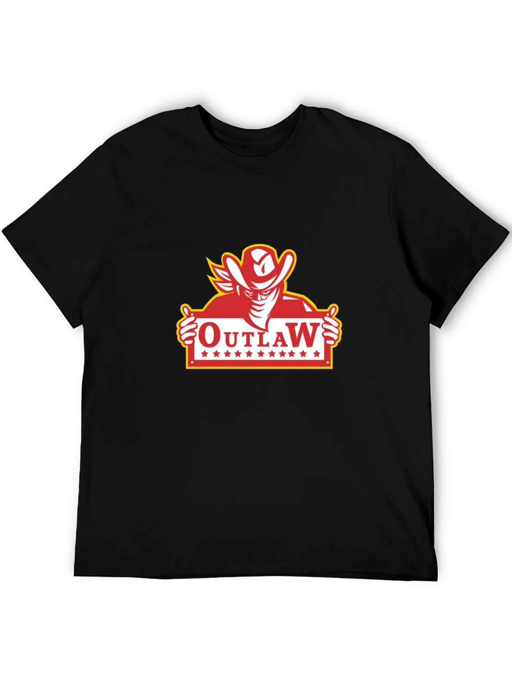 Outlaw Cowboy Graphic T-Shirt - Classic Western Style