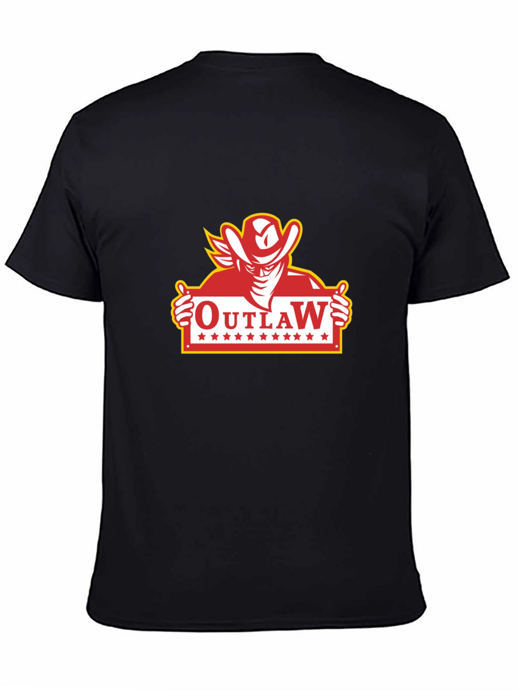 Outlaw Cowboy Graphic T-Shirt - Classic Western Style