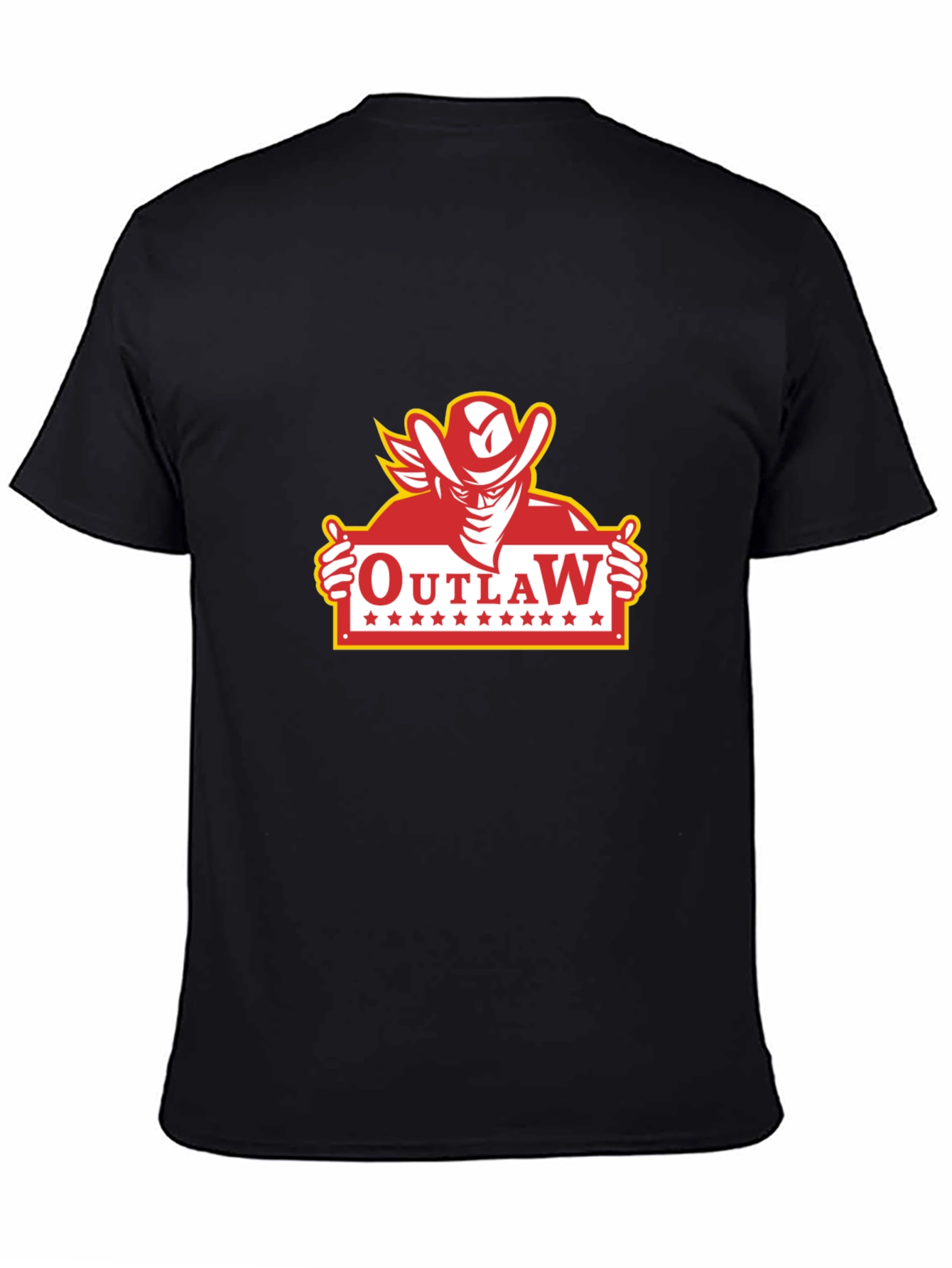 Outlaw Cowboy Graphic T-Shirt - Classic Western Style