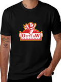 Outlaw Cowboy Graphic T-Shirt - Classic Western Style