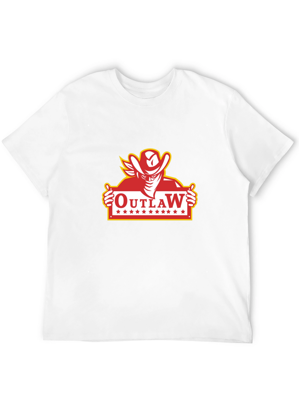 Outlaw Cowboy Graphic T-Shirt - Classic Western Style