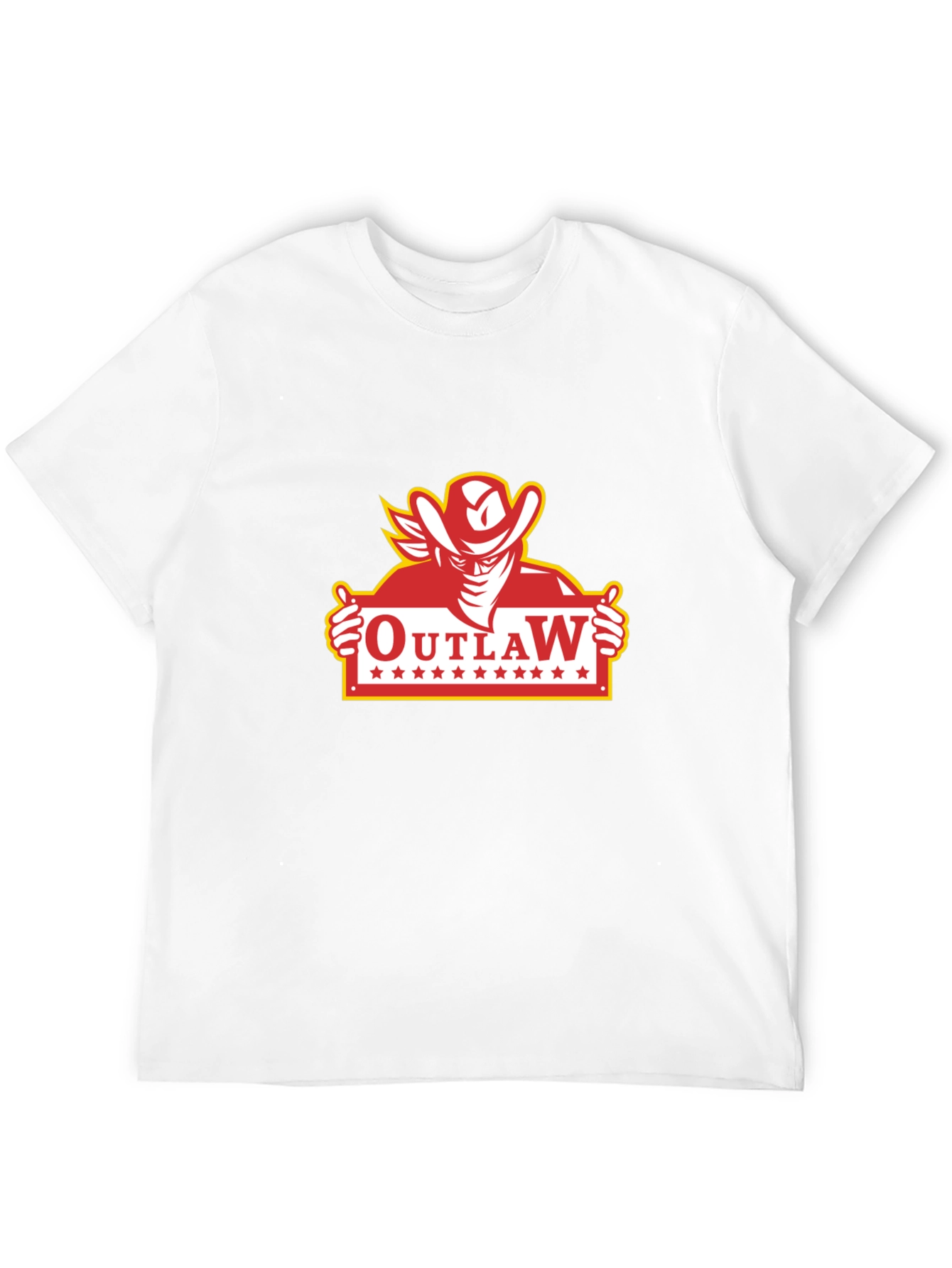 Outlaw Cowboy Graphic T-Shirt - Classic Western Style