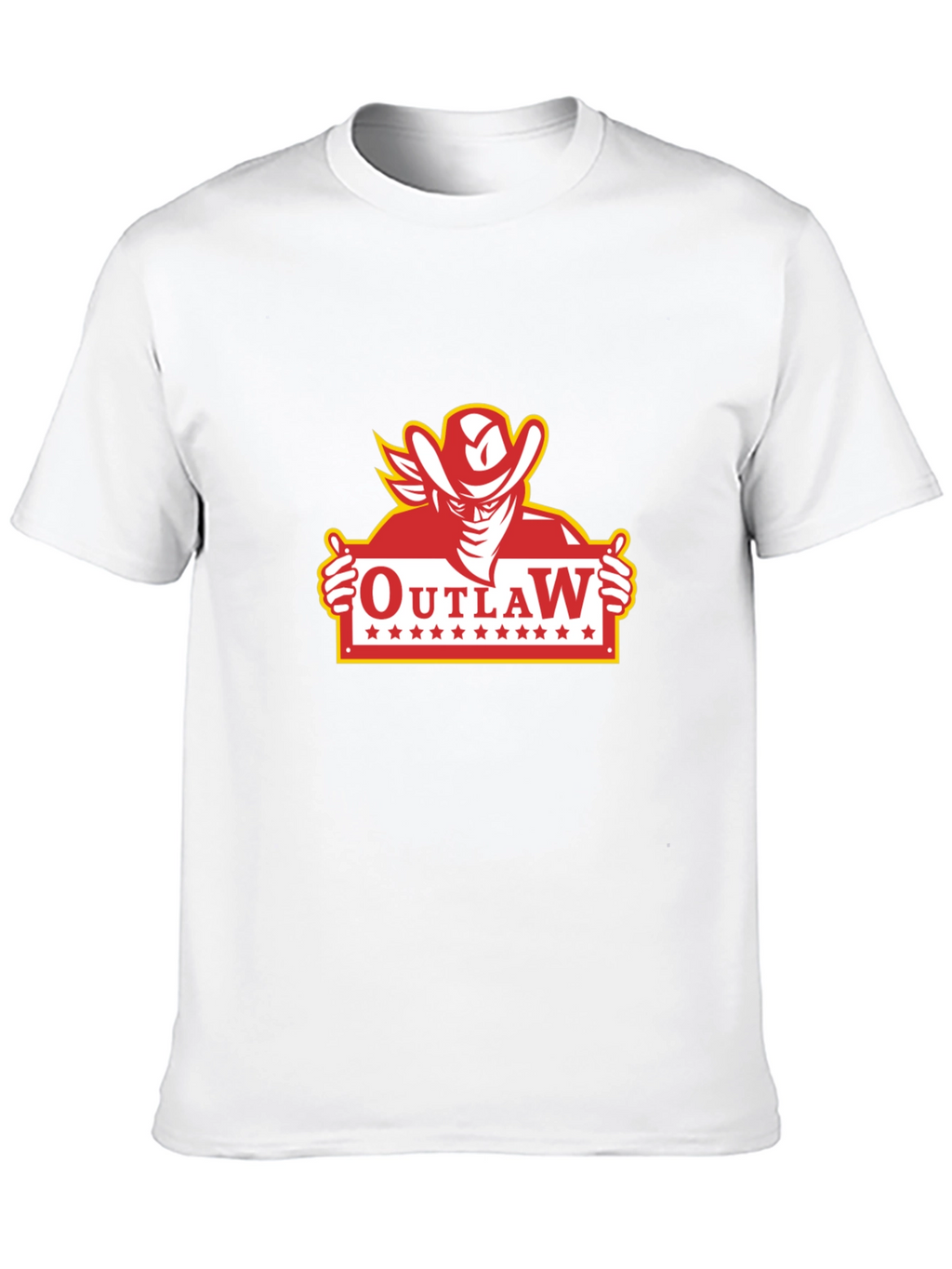 Outlaw Cowboy Graphic T-Shirt - Classic Western Style