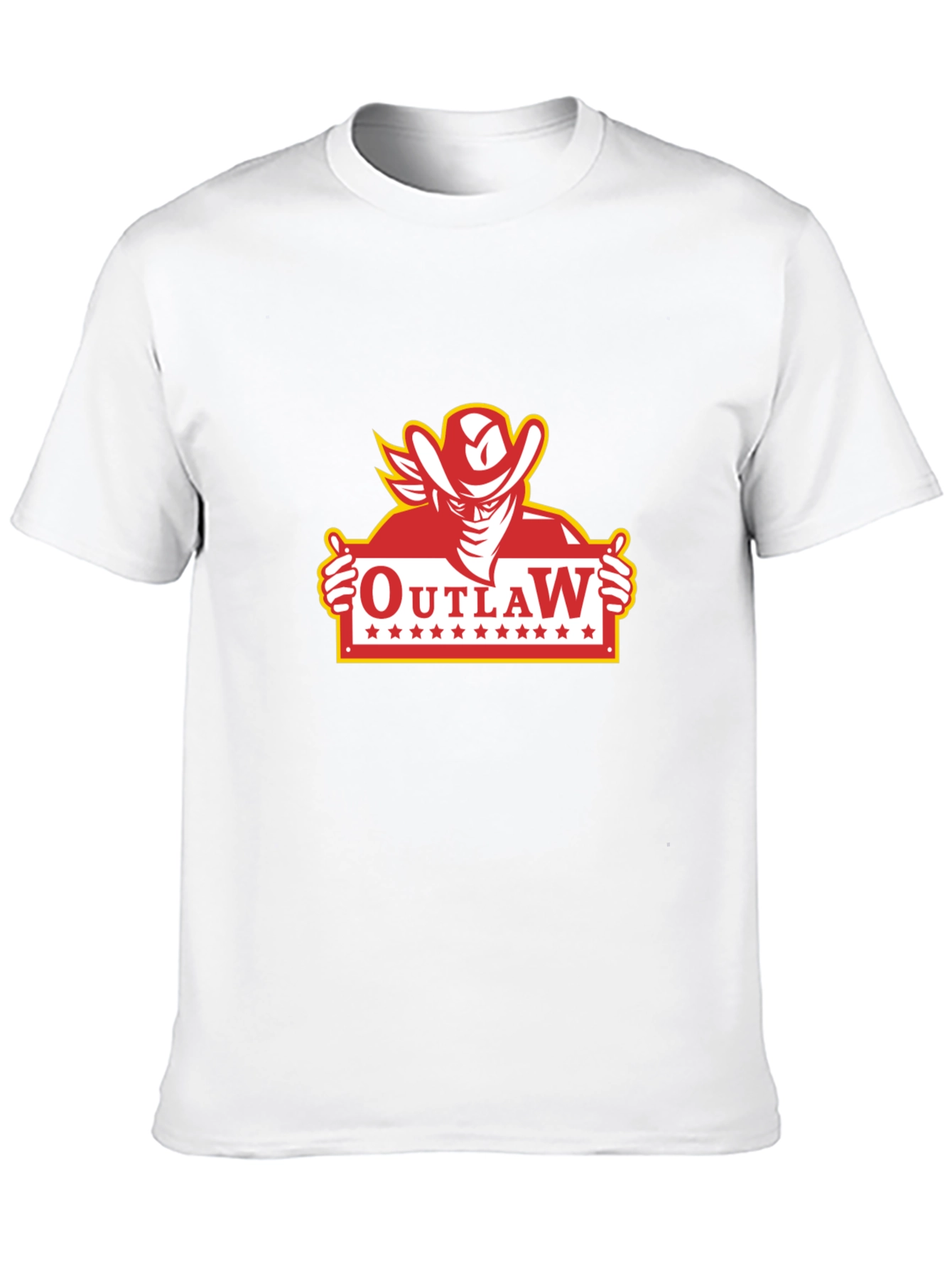 Outlaw Cowboy Graphic T-Shirt - Classic Western Style