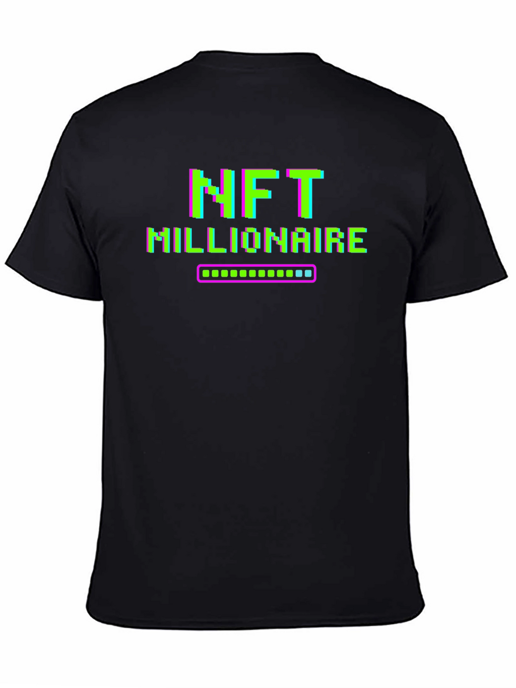 NFT Millionaire Black Tee - Crypto Hype