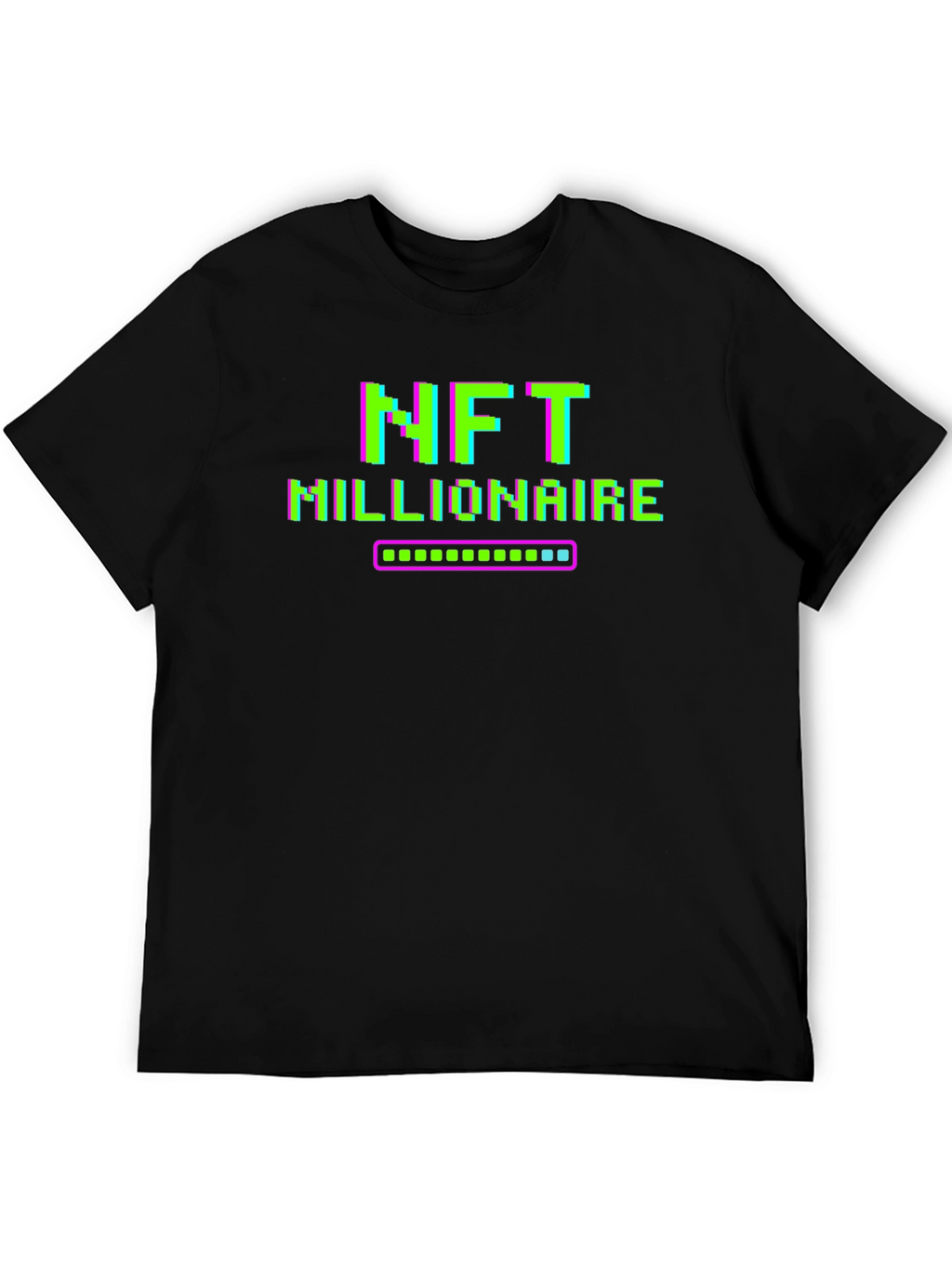 NFT Millionaire Black Tee - Crypto Hype