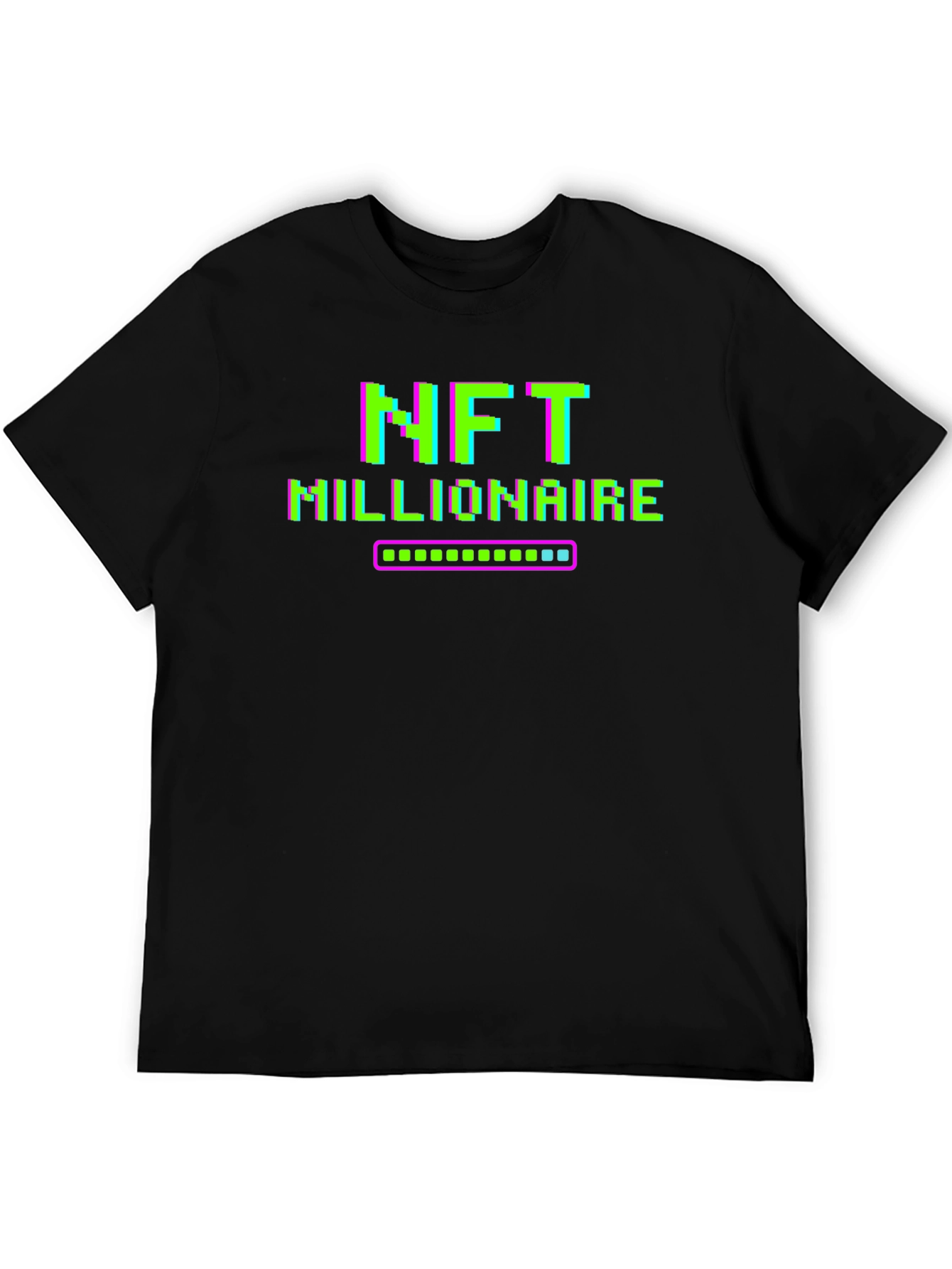 NFT Millionaire Black Tee - Crypto Hype