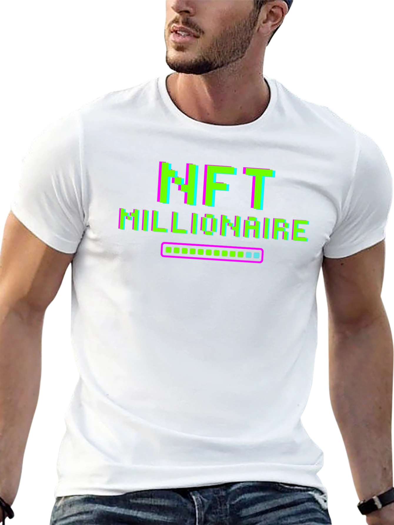 NFT Millionaire Black Tee - Crypto Hype
