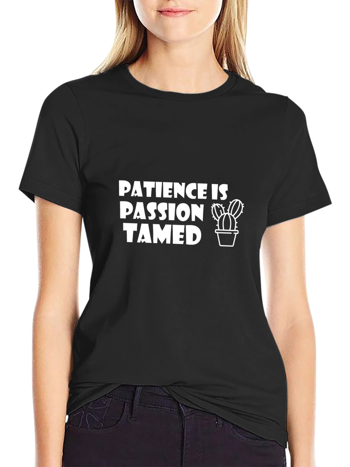 Patience is Passion Tamed T-Shirt - Black