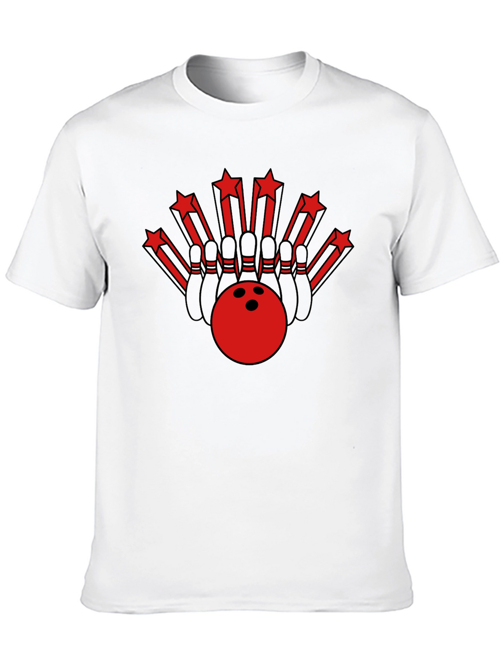 Bowling Strike Tee - Retro Bowling Design