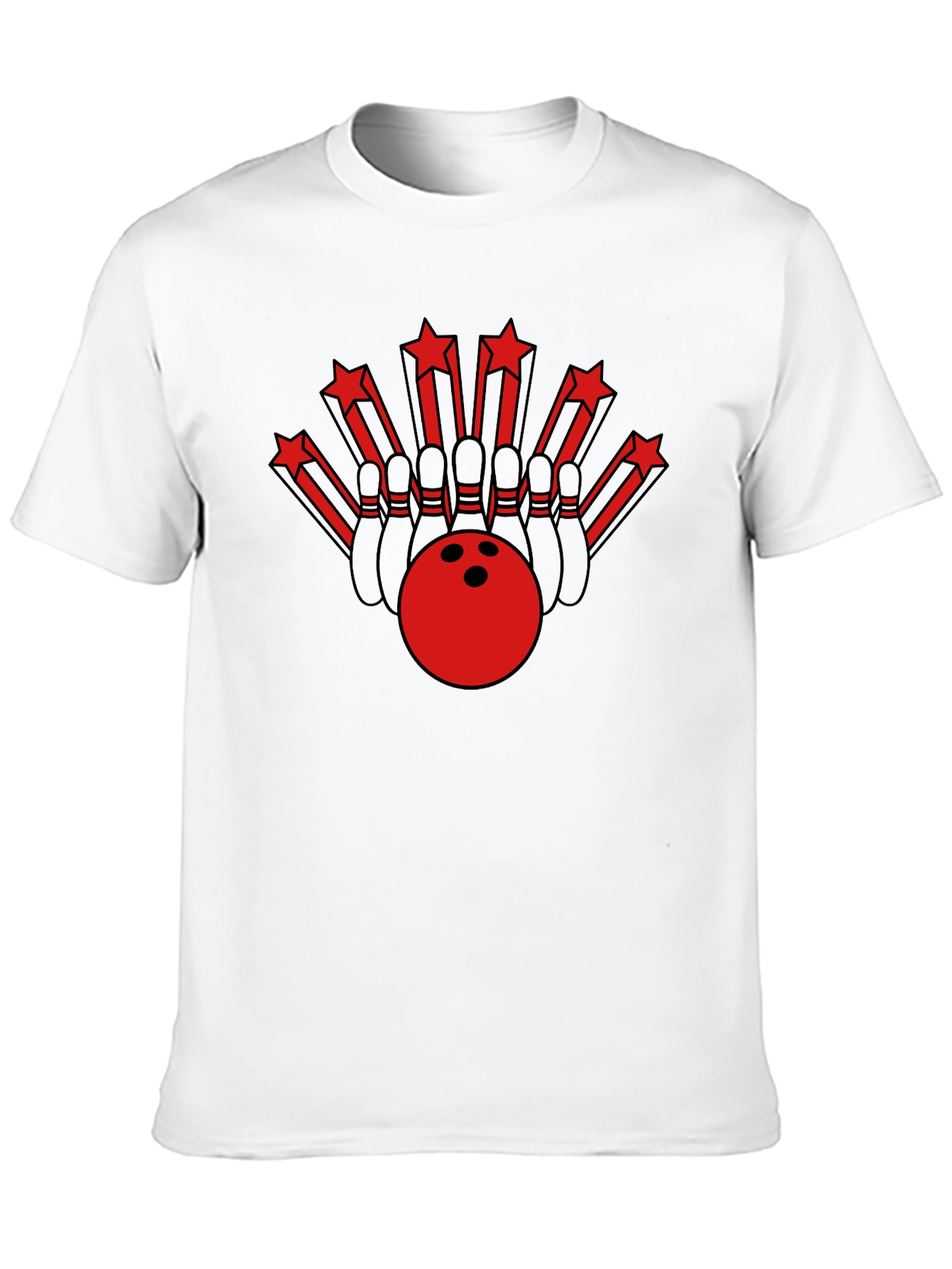 Bowling Strike Tee - Retro Bowling Design