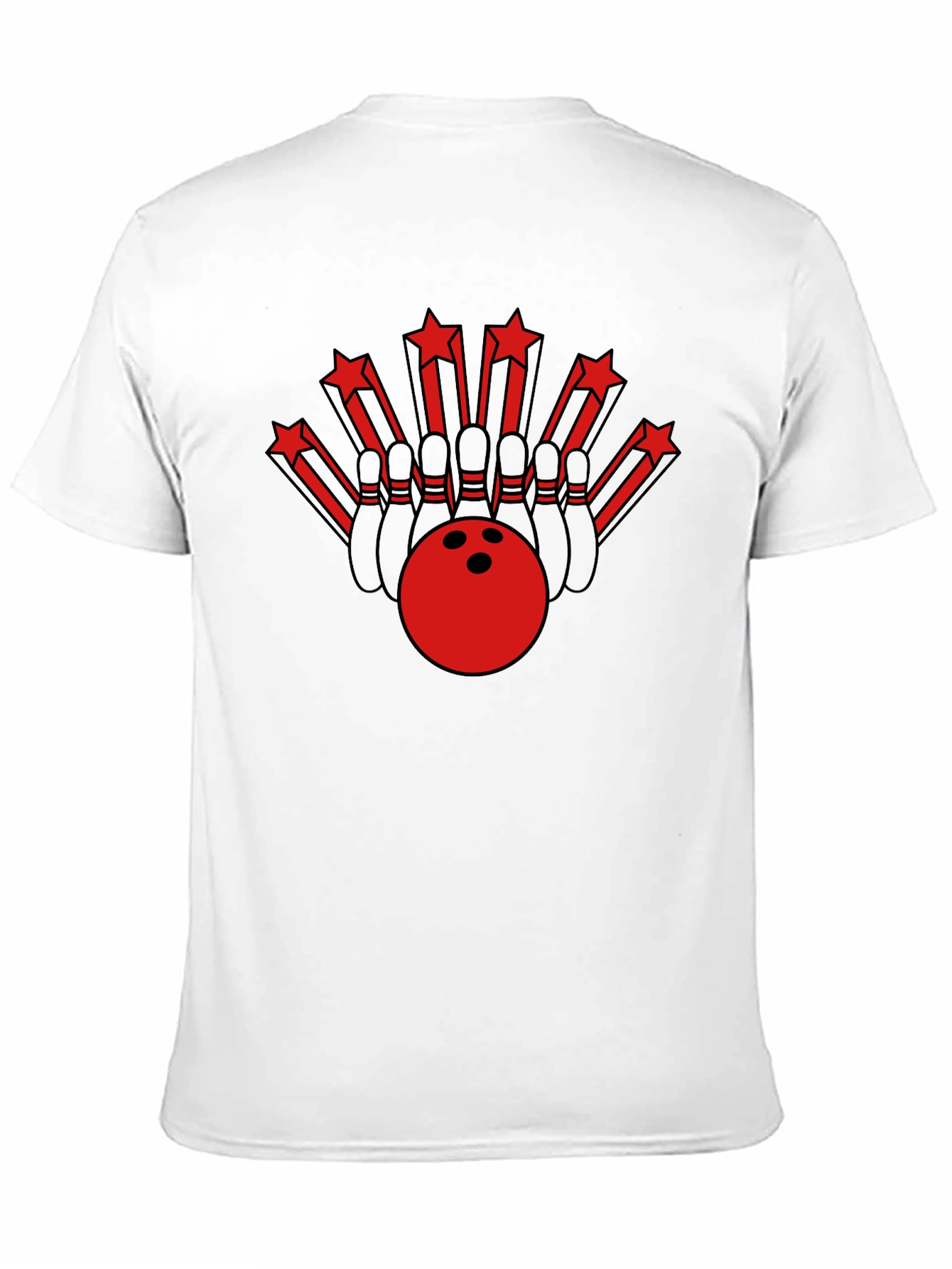 Bowling Strike Tee - Retro Bowling Design
