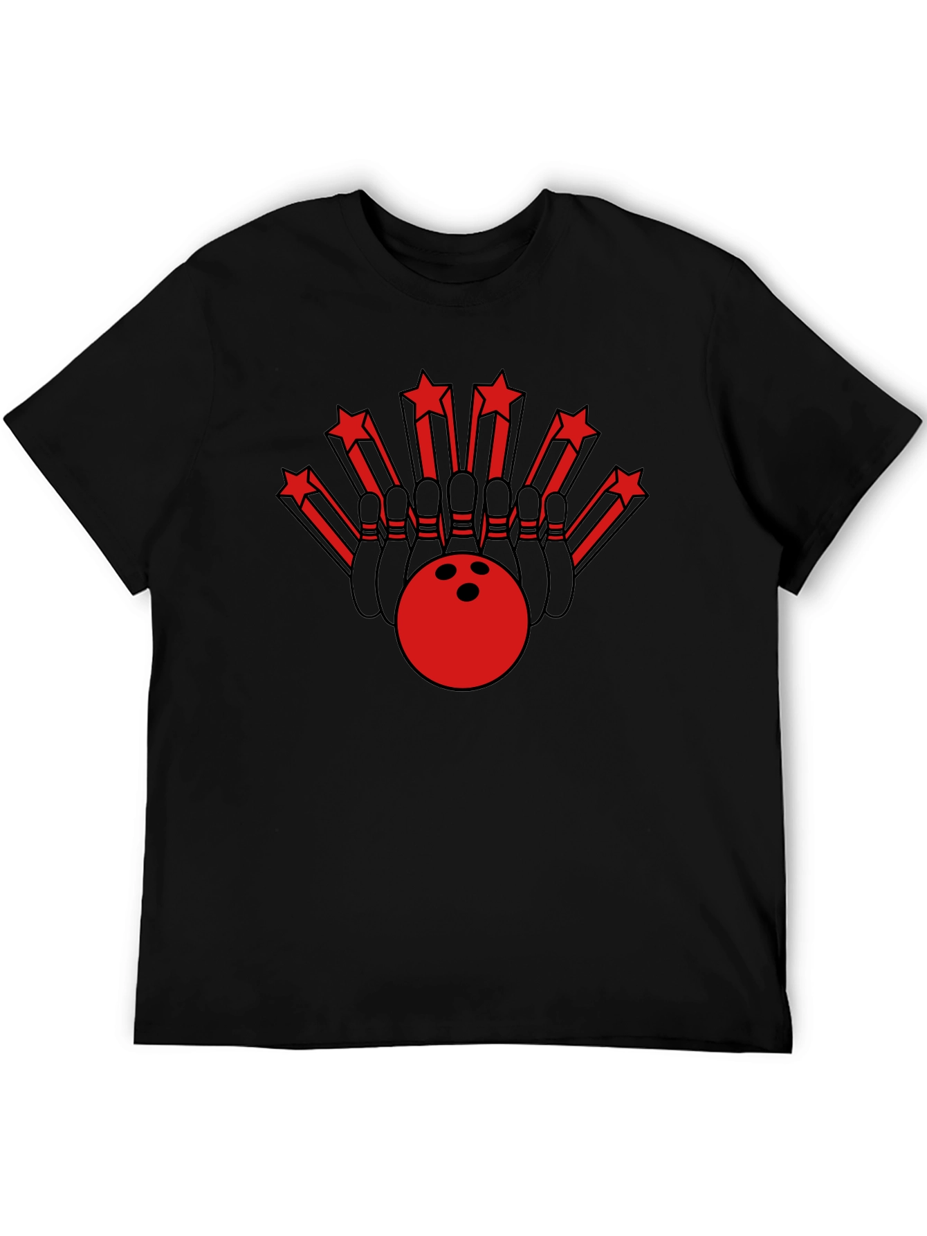 Bowling Strike Tee - Retro Bowling Design