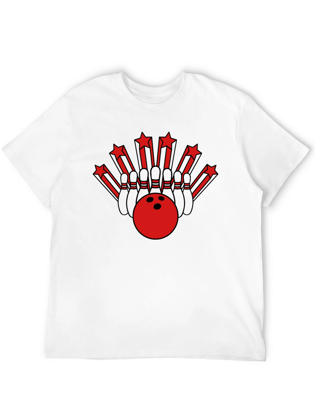 Bowling Strike Tee - Retro Bowling Design