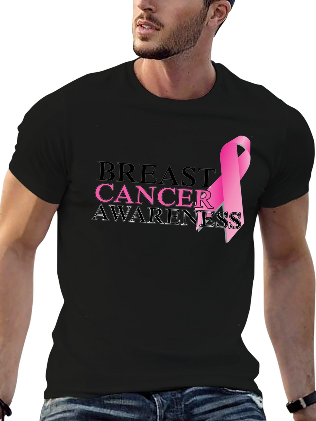 Breast Cancer Awareness Ribbon T-Shirt