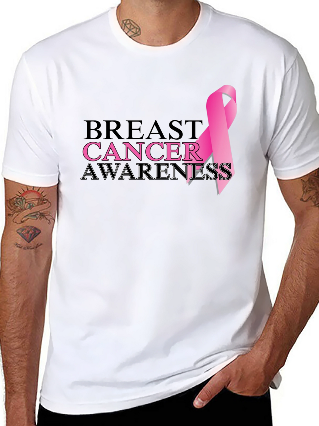 Breast Cancer Awareness Ribbon T-Shirt