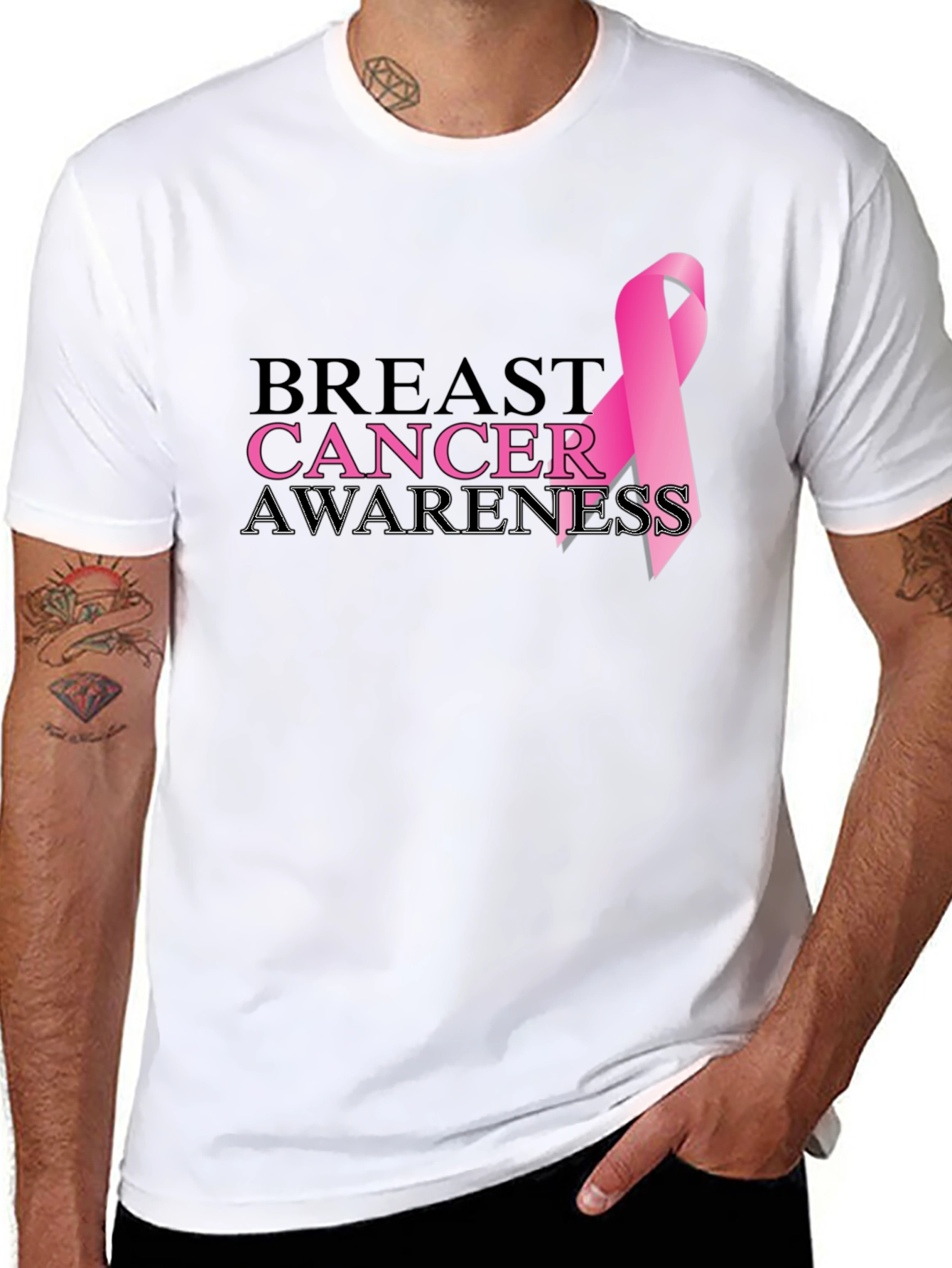 Breast Cancer Awareness Ribbon T-Shirt