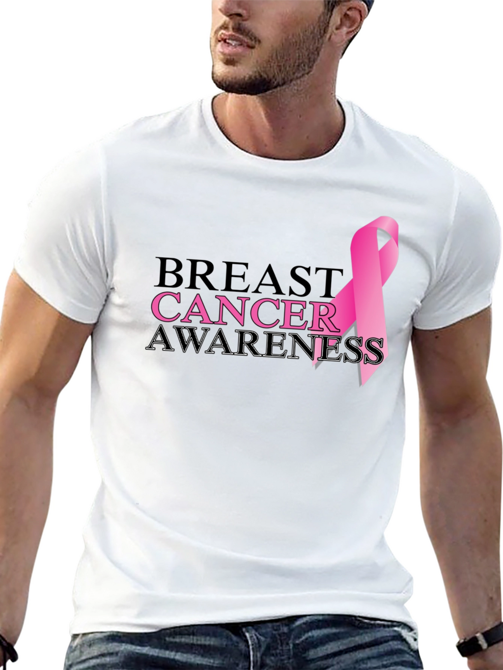 Breast Cancer Awareness Ribbon T-Shirt