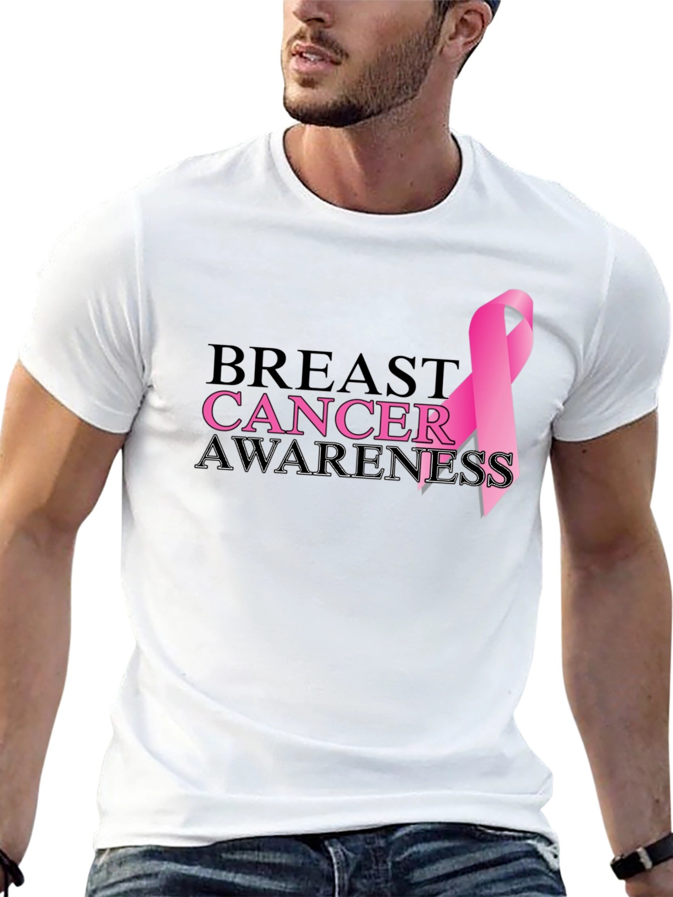 Breast Cancer Awareness Ribbon T-Shirt
