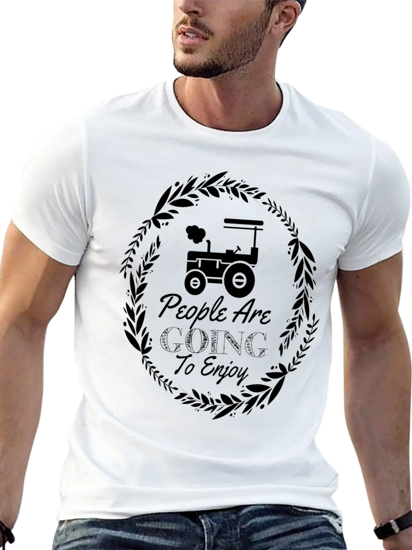People Are Going To Enjoy Tractor Graphic Tee