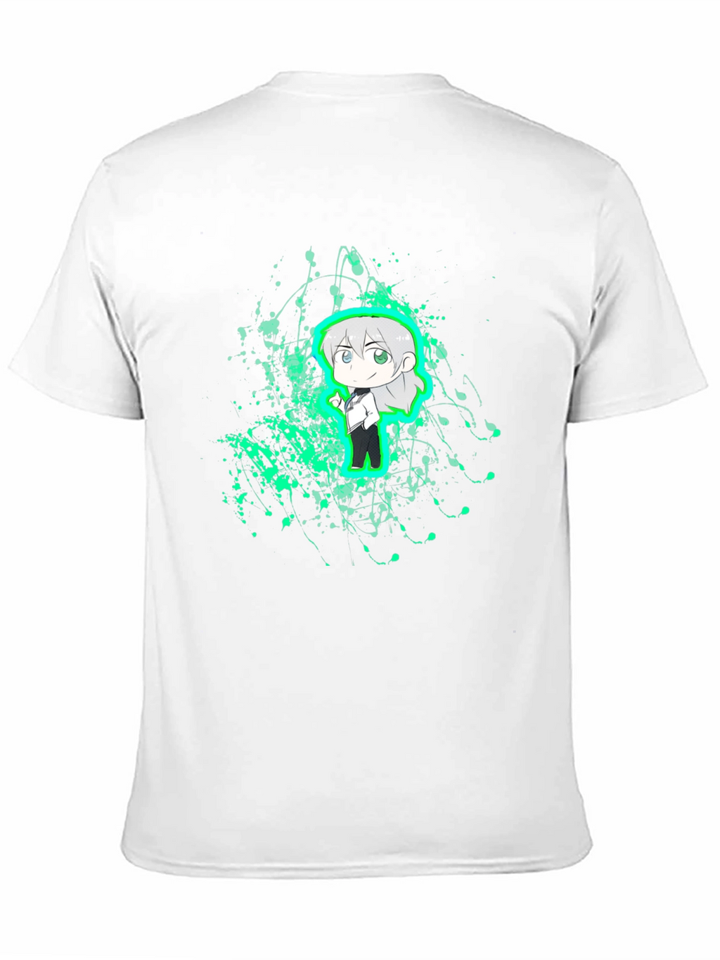 Anime Character Graphic Black T-Shirt