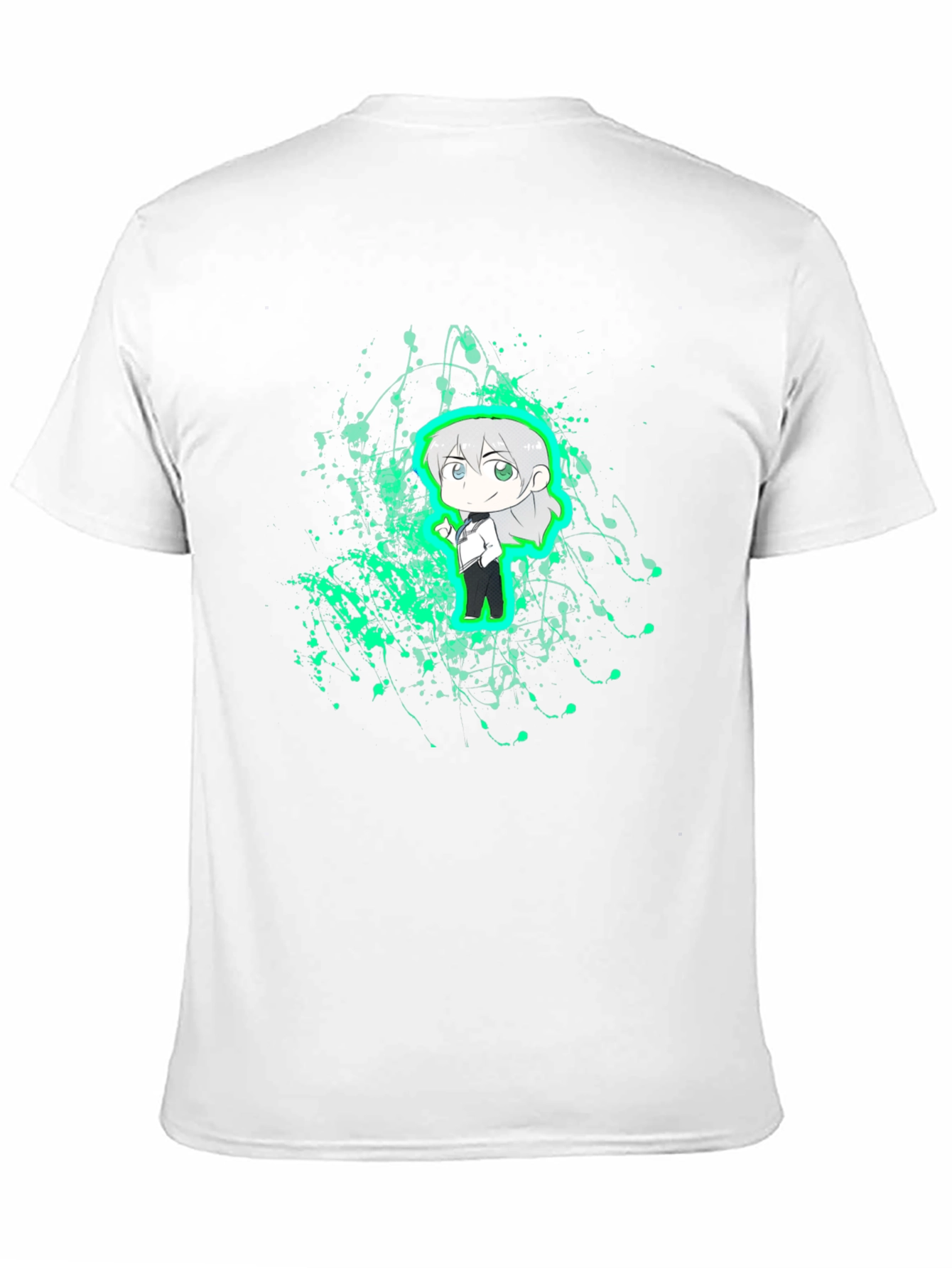 Anime Character Graphic Black T-Shirt