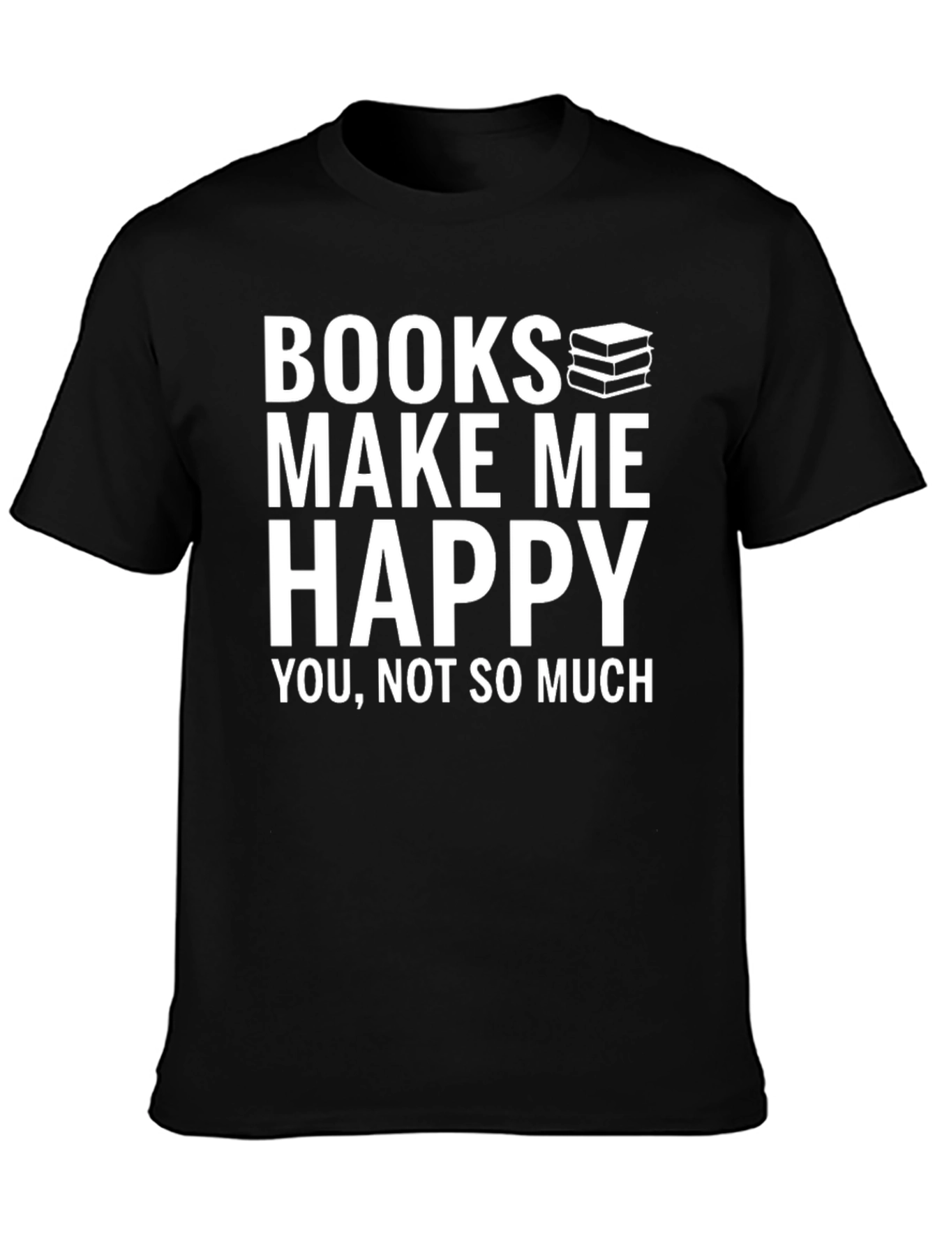 Books Make Me Happy Graphic T-Shirt
