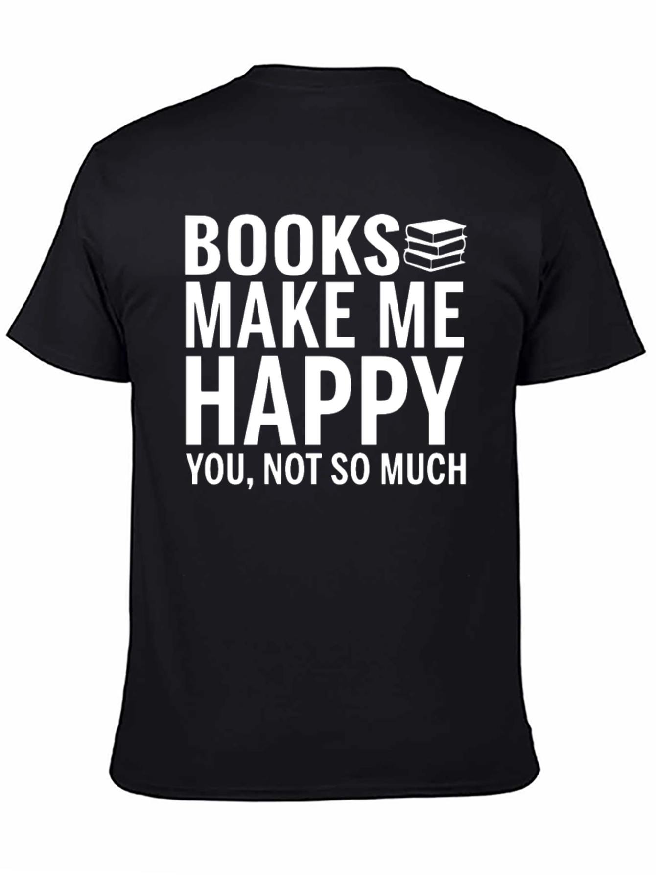 Books Make Me Happy Graphic T-Shirt