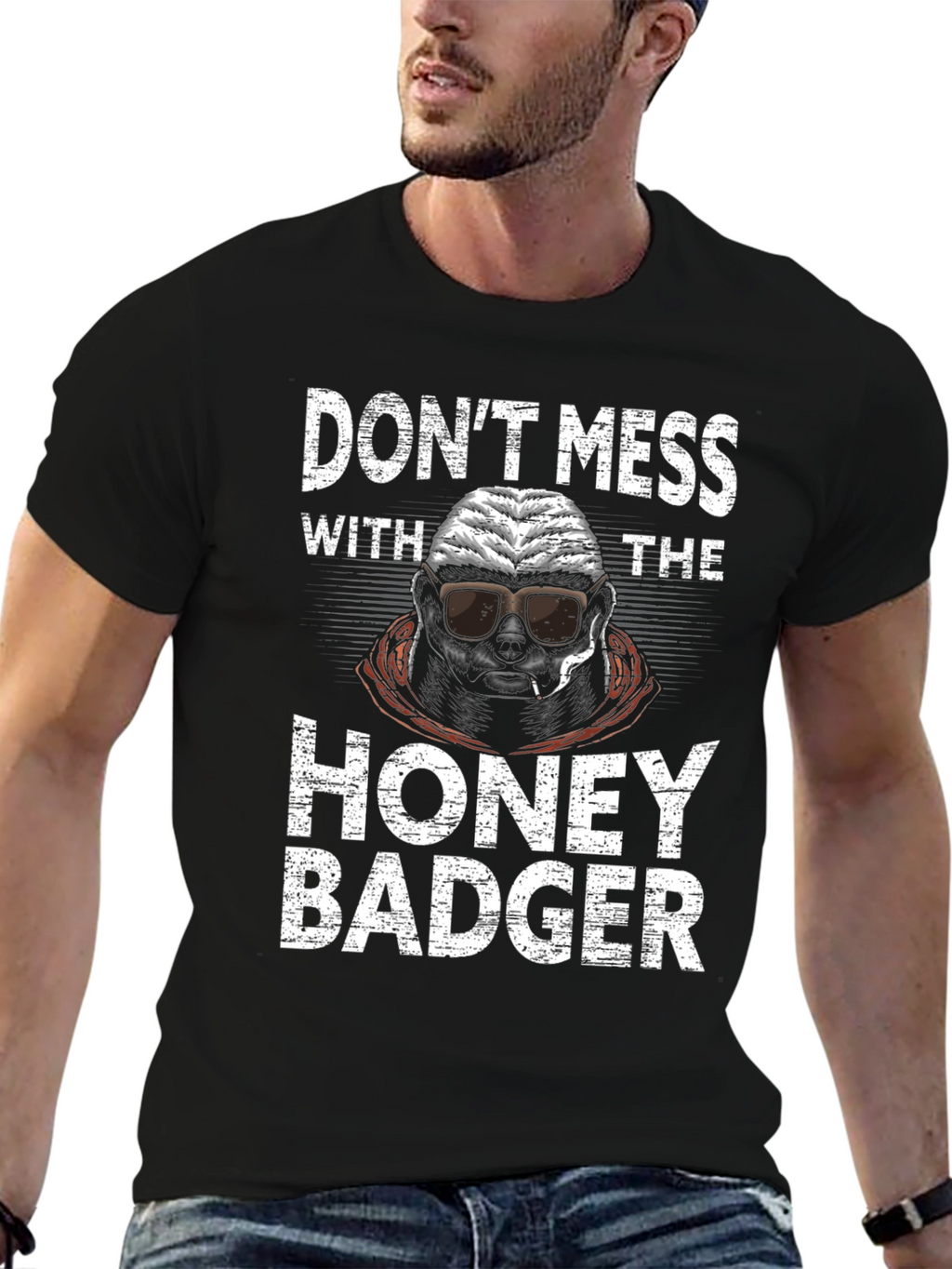 Dont Mess With The Honey Badger Graphic Tee
