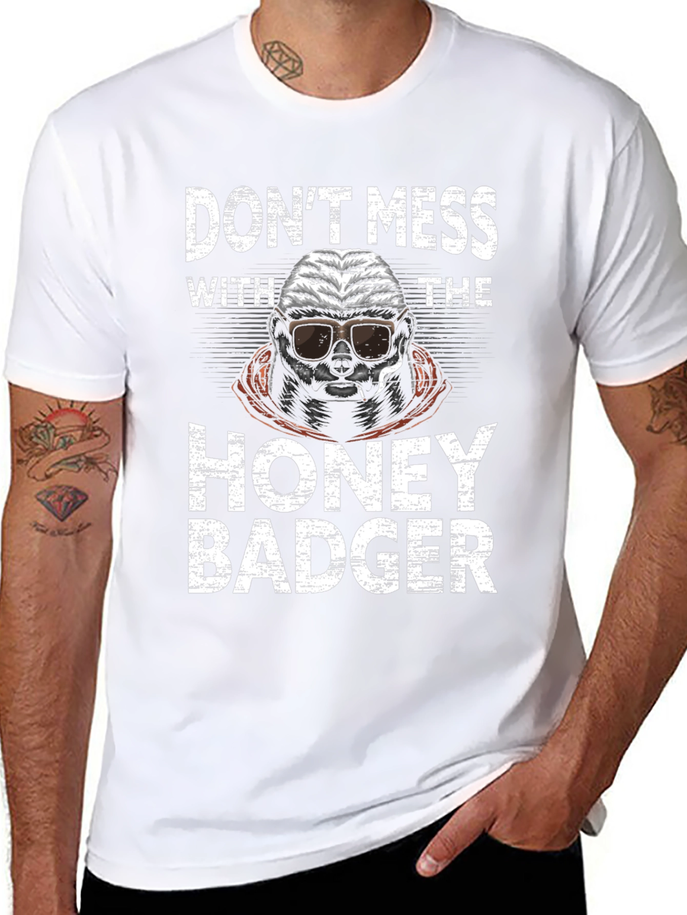 Dont Mess With The Honey Badger Graphic Tee