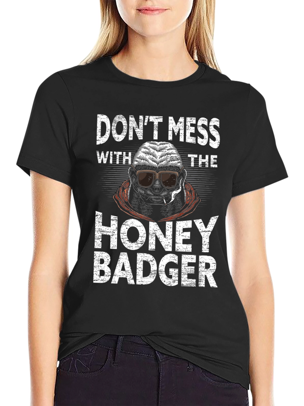 Dont Mess With The Honey Badger Graphic Tee