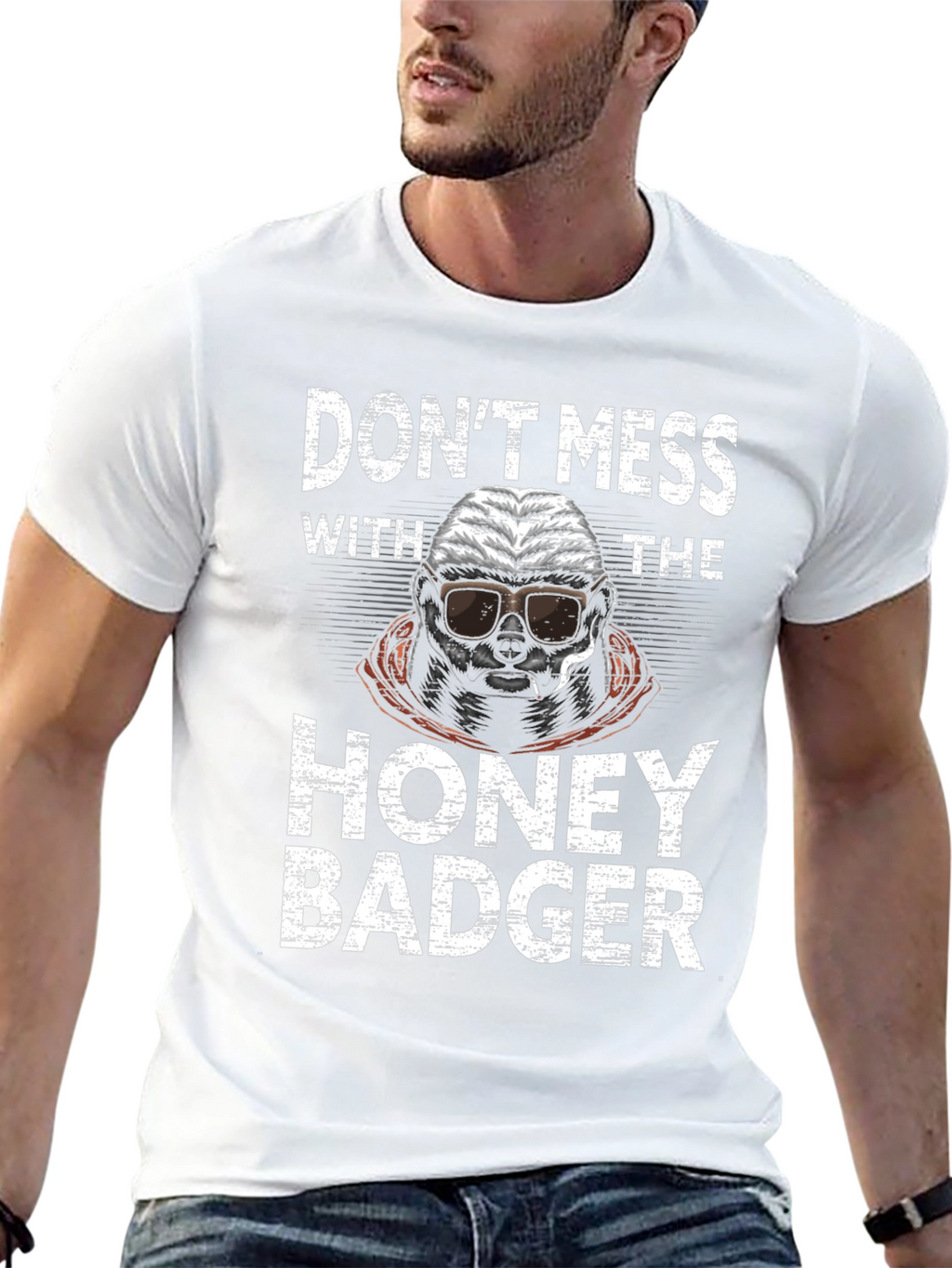 Dont Mess With The Honey Badger Graphic Tee