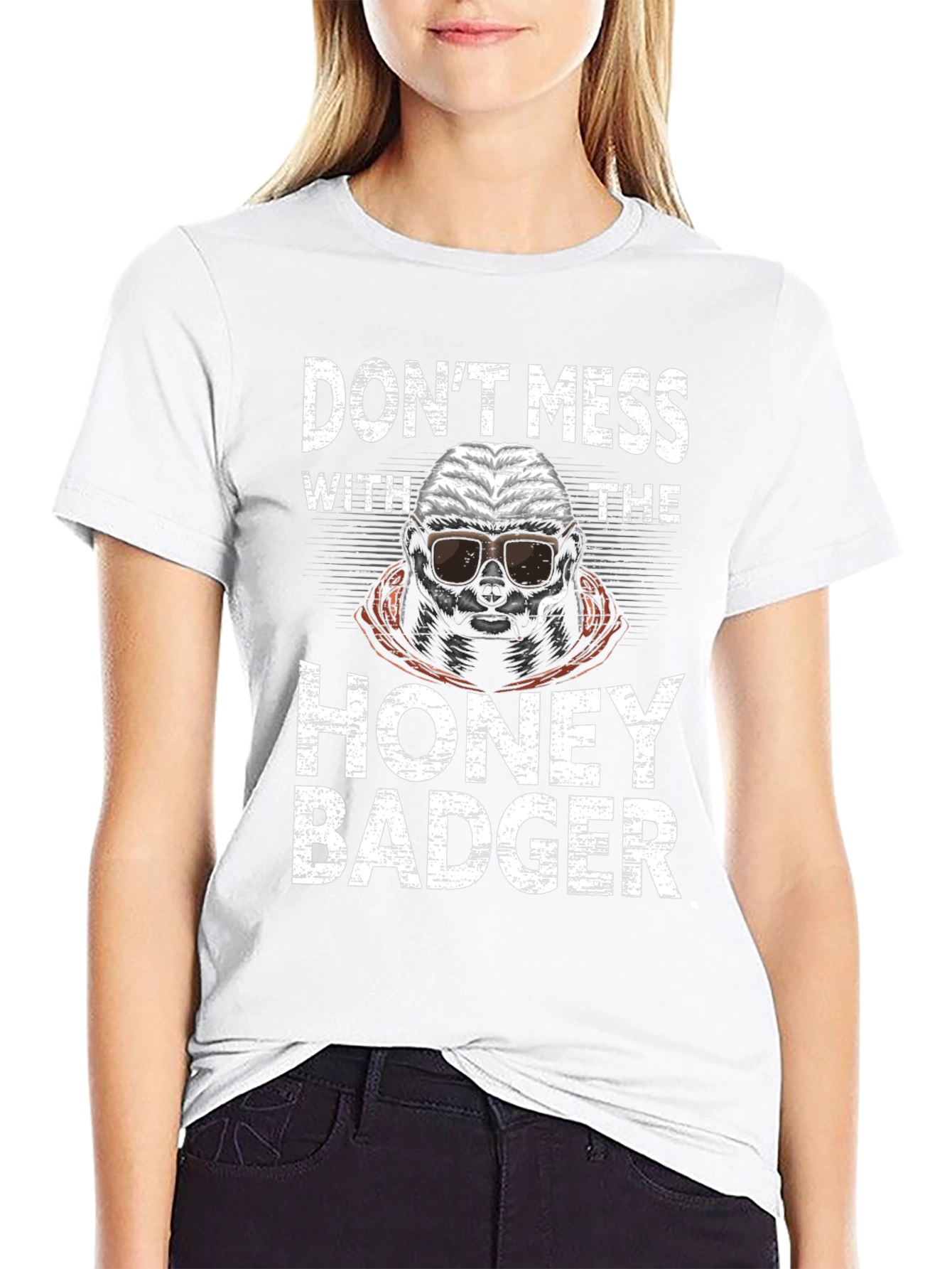 Dont Mess With The Honey Badger Graphic Tee