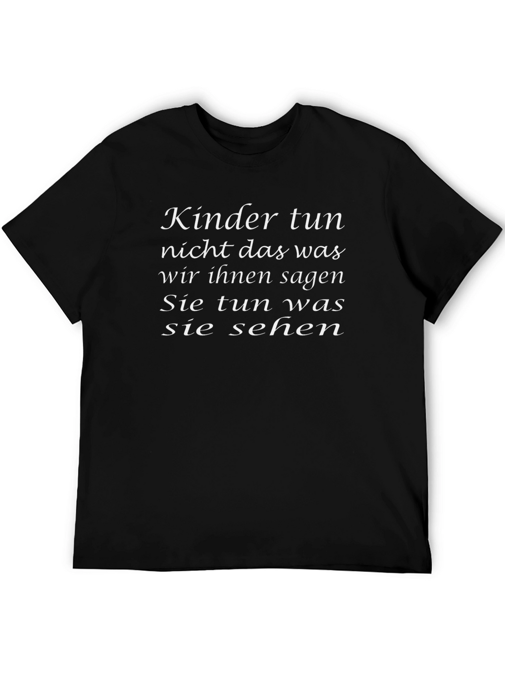 Kids See Kids Do Black T-Shirt