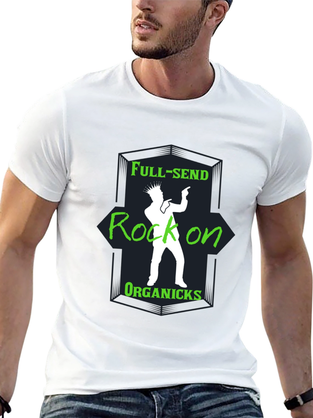 Full-Send Organics T-Shirt Rock On Graphic Tee