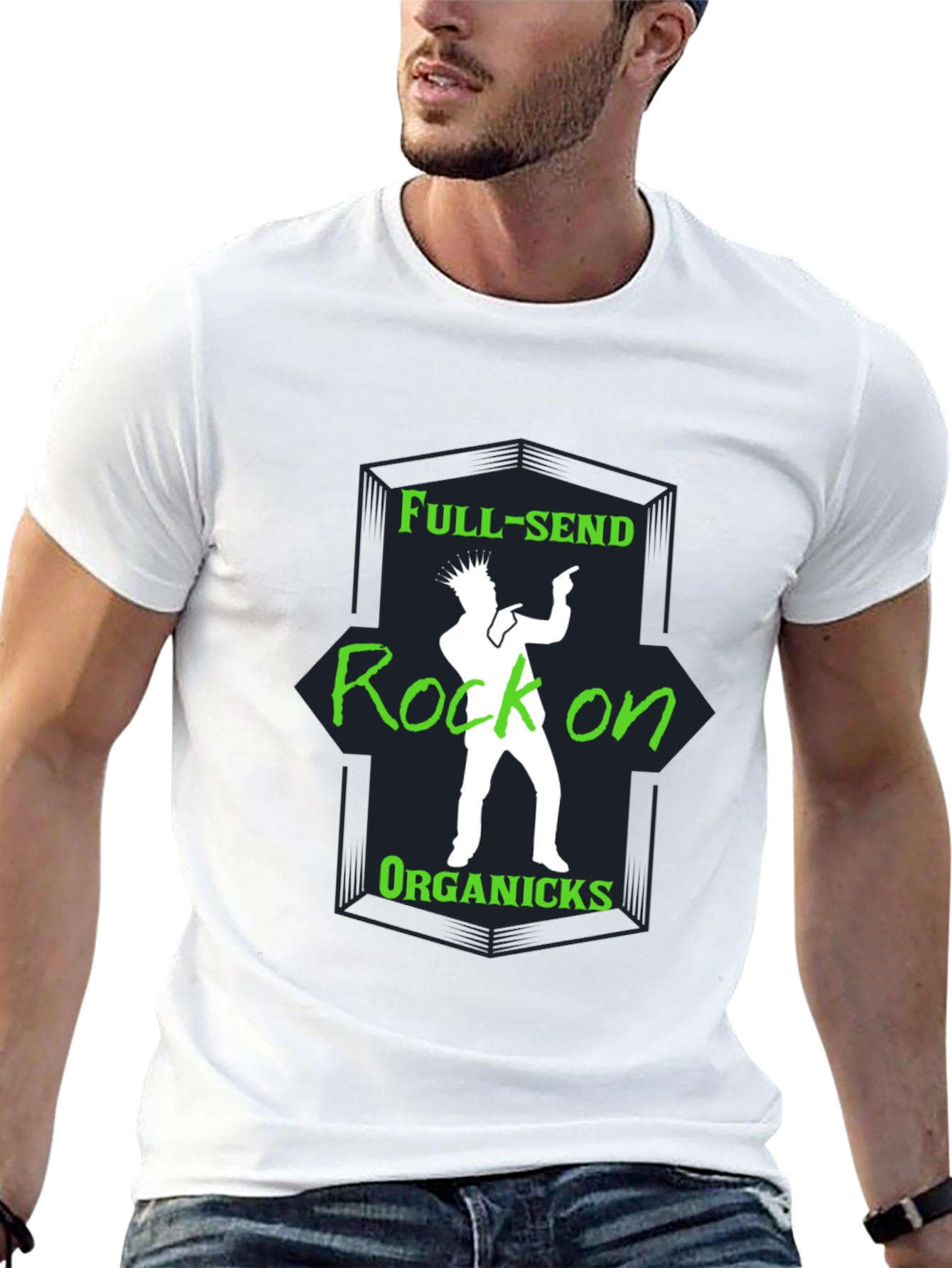 Full-Send Organics T-Shirt Rock On Graphic Tee