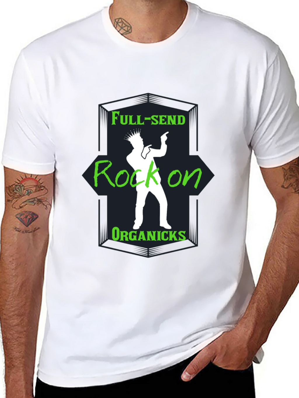 Full-Send Organics T-Shirt Rock On Graphic Tee