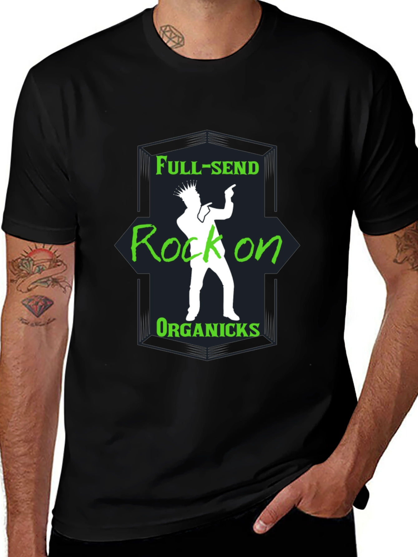 Full-Send Organics T-Shirt Rock On Graphic Tee