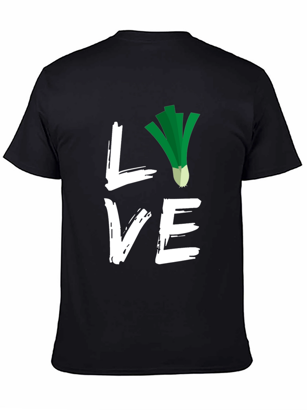 Love Leeks Black T-Shirt