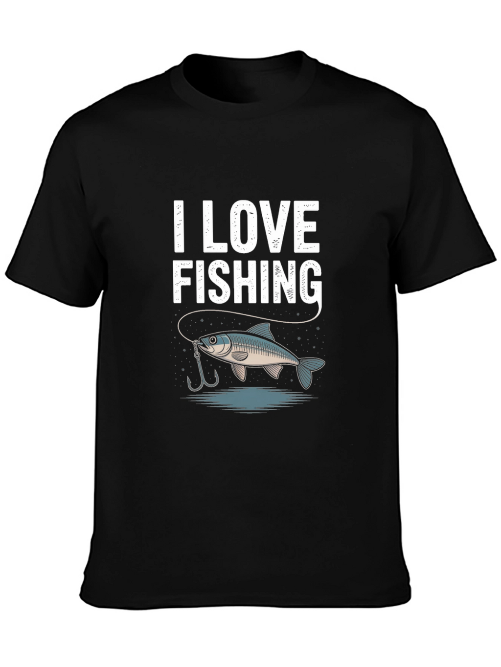 I Love Fishing Graphic Tee - Fishermans Favorite