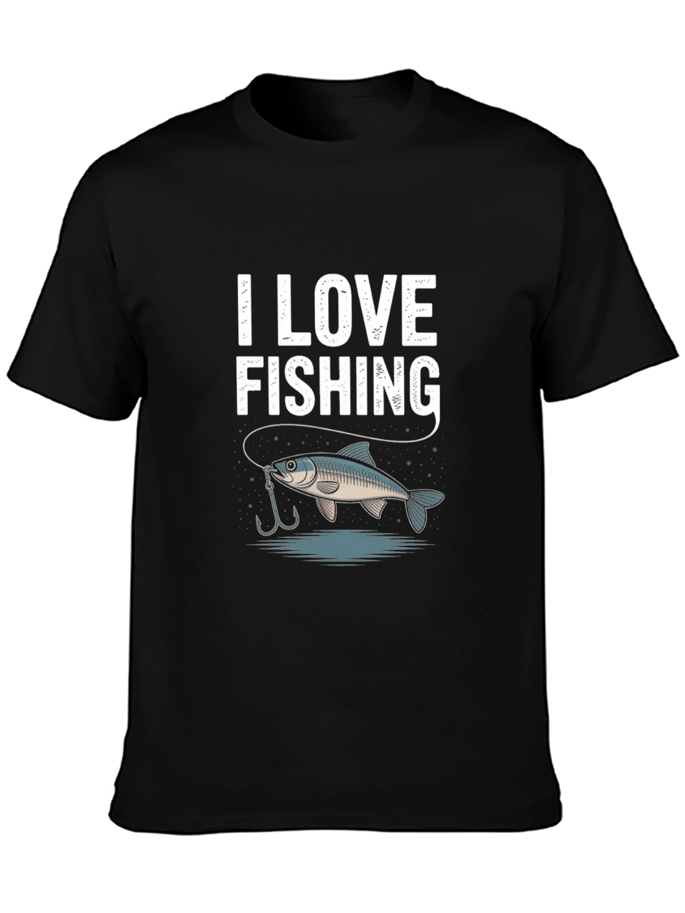 I Love Fishing Graphic Tee - Fishermans Favorite
