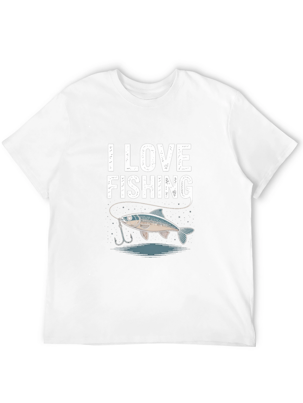I Love Fishing Graphic Tee - Fishermans Favorite