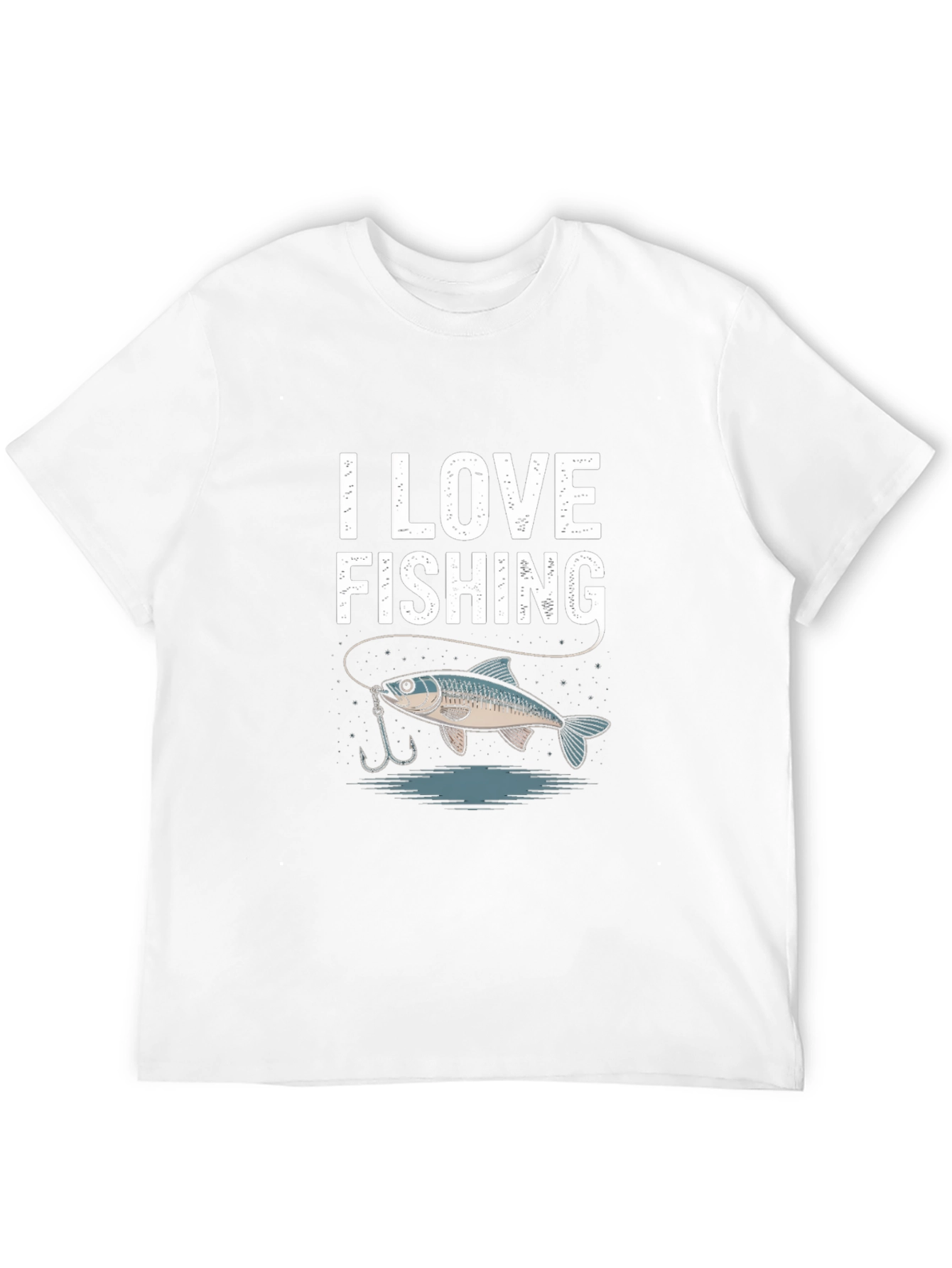 I Love Fishing Graphic Tee - Fishermans Favorite